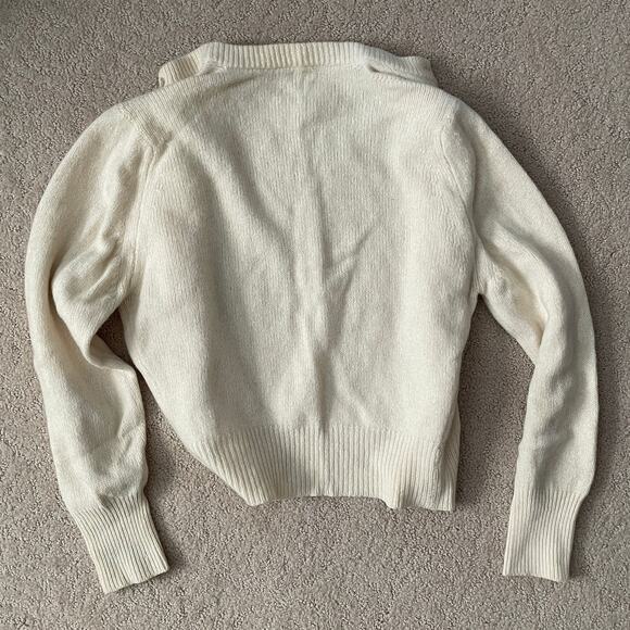VTG vintage Dalton Virgin Cashmere Cardigan XS - Picture 2 of 3